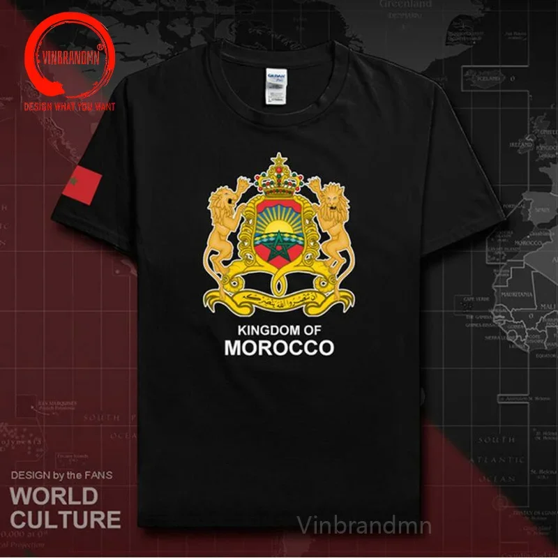 The Western Kingdom of Morocco Moroccan men t shirt fashion 2018 nation team t-shirt sporting clothing tees country MAR new 2022