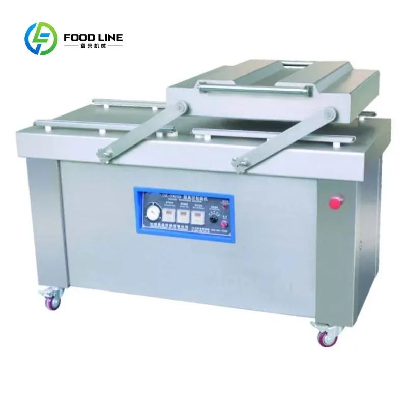 Customized Automatic Food Grade Vacuum Packaging Machine Double Chamber Vacuum Packing Machine
