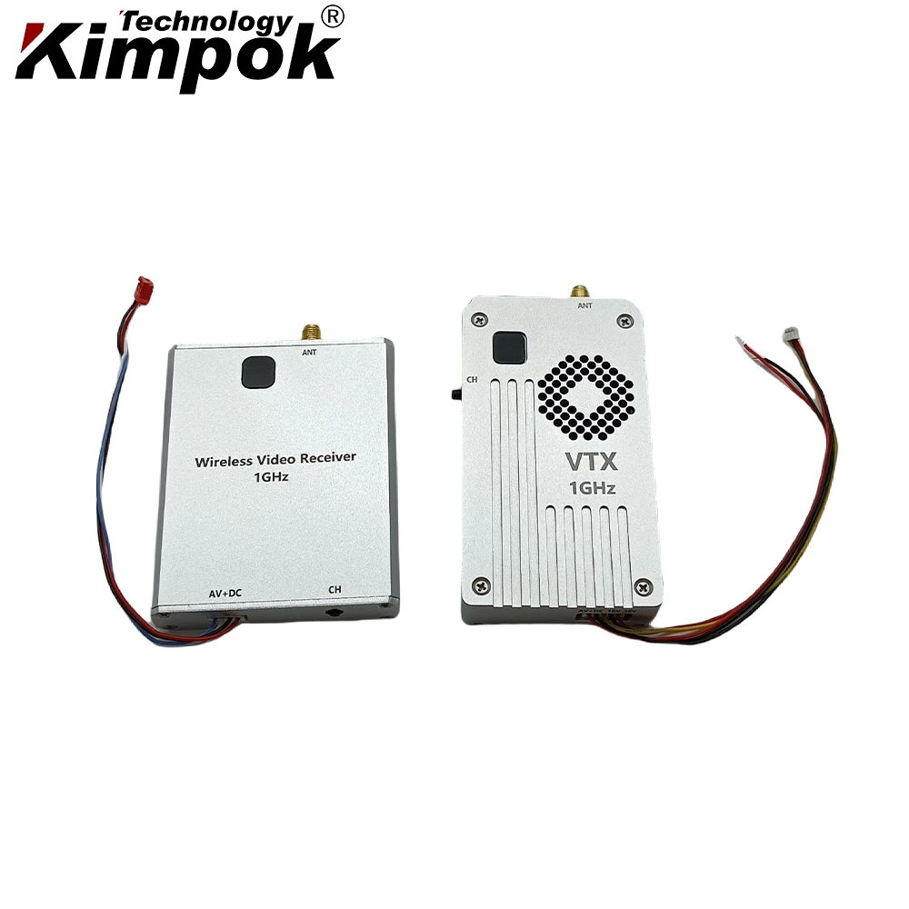 Transmisor y receptor de vídeo inalámbrico 1g 5W Fpv Vtx para transmisión de largo alcance