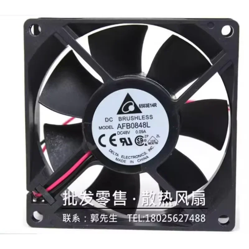 

Ltsf For Delta AFB0848L DC 48V 0.09A 80x80x25mm 2-Wire Server Cooling Fan8cm