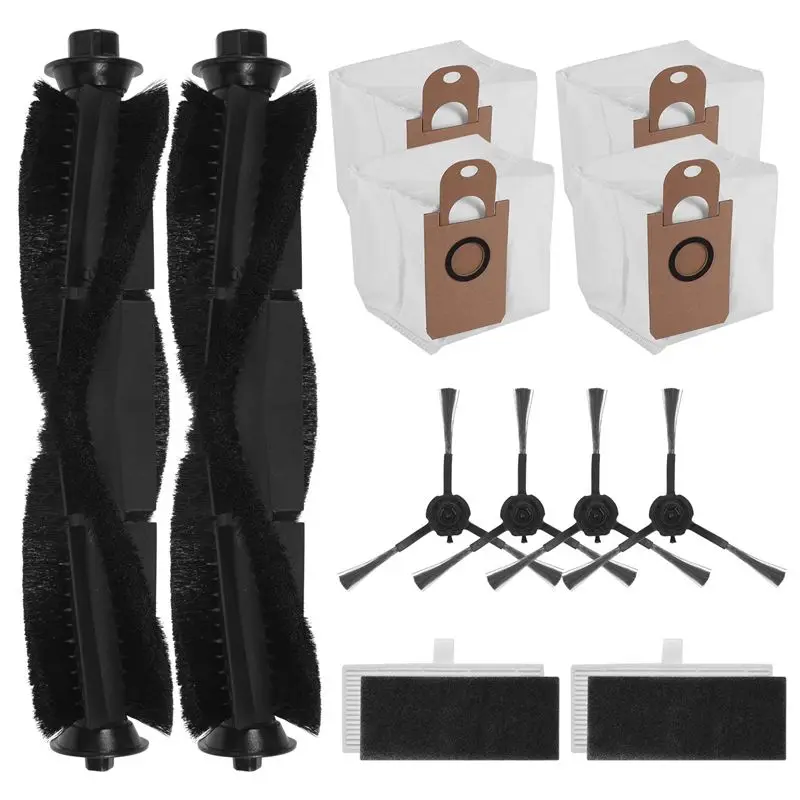 

ABUH-Main Brush Dust Bags Side Brush Hepa Filter Spare Parts For XIAOMI VIOMI S9 Robot Vacuum Cleaner Accessories