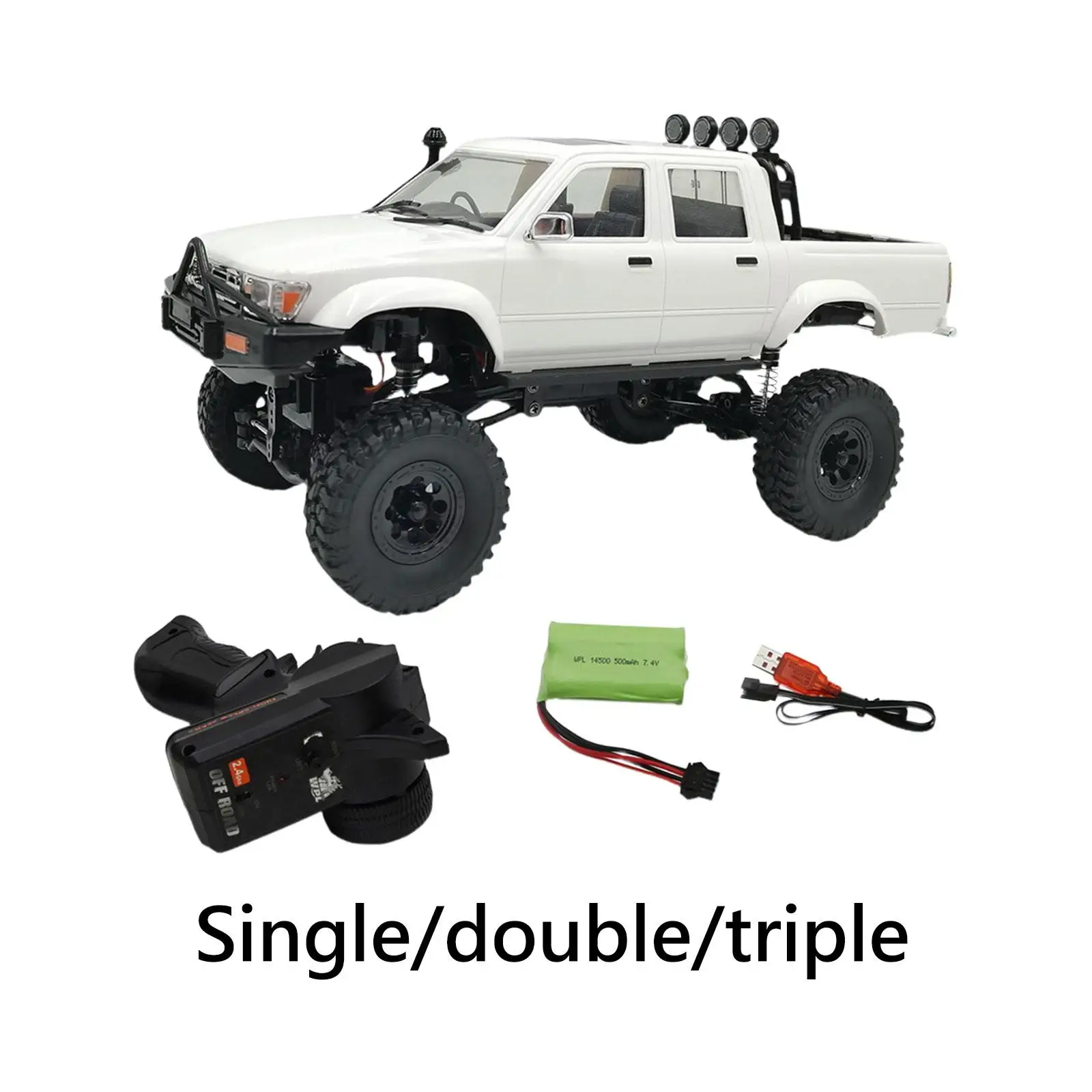 

1:16 Scale C64-1 RC Truck Rechargeable 4WD Off Road RC Truck Beach Sand Mud