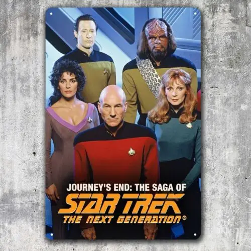 Metallposter „The Next Generation Movie“ – Sammelbares Blechschild – 20 x 30 cm – Aluminium