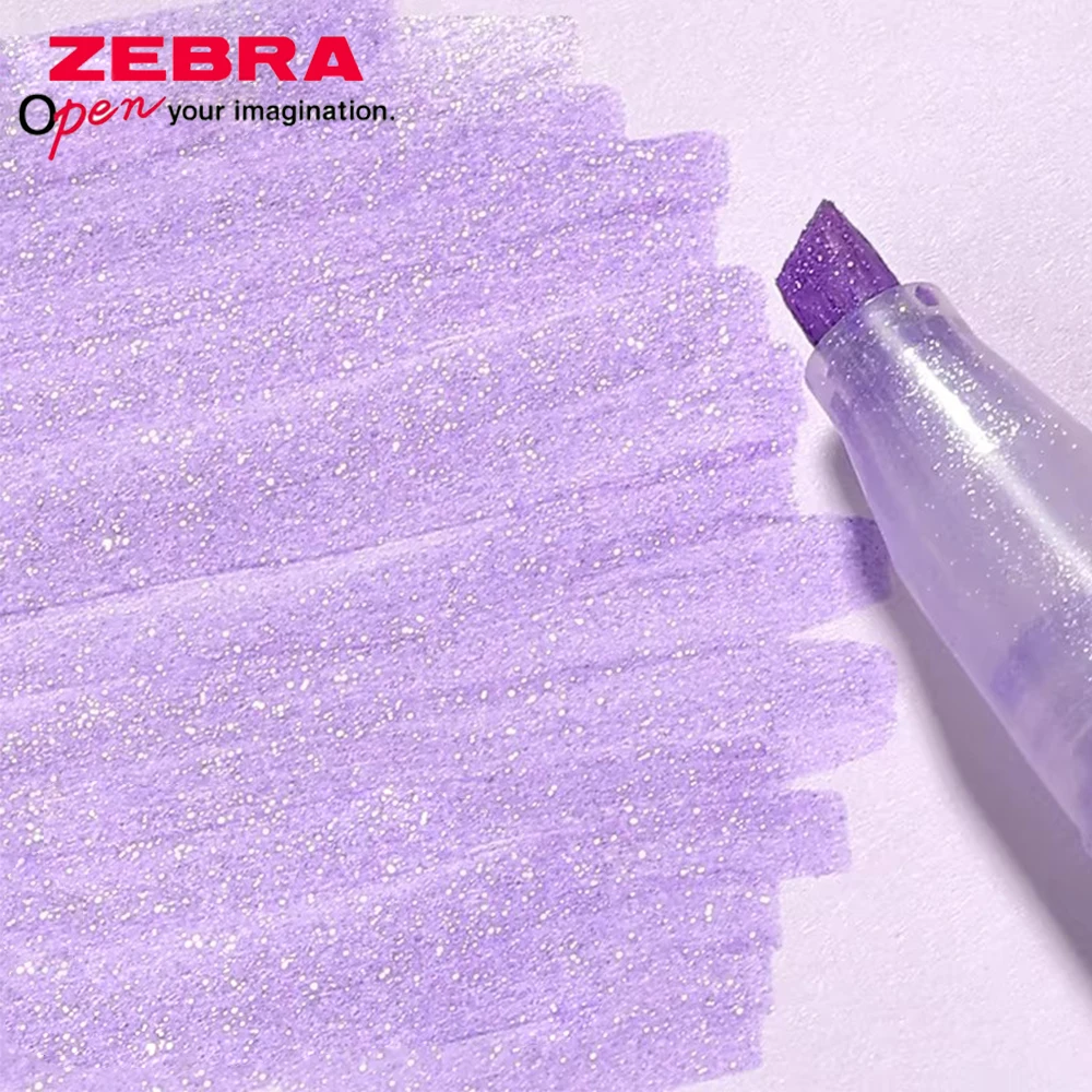 

5 шт., японский блестящий маркер ZEBRA, маркер, ручка KIRARICH, справочник, граффити, ключевая маркировка, заметки, WKS18, Kawaii, художественные канцелярские принадлежности