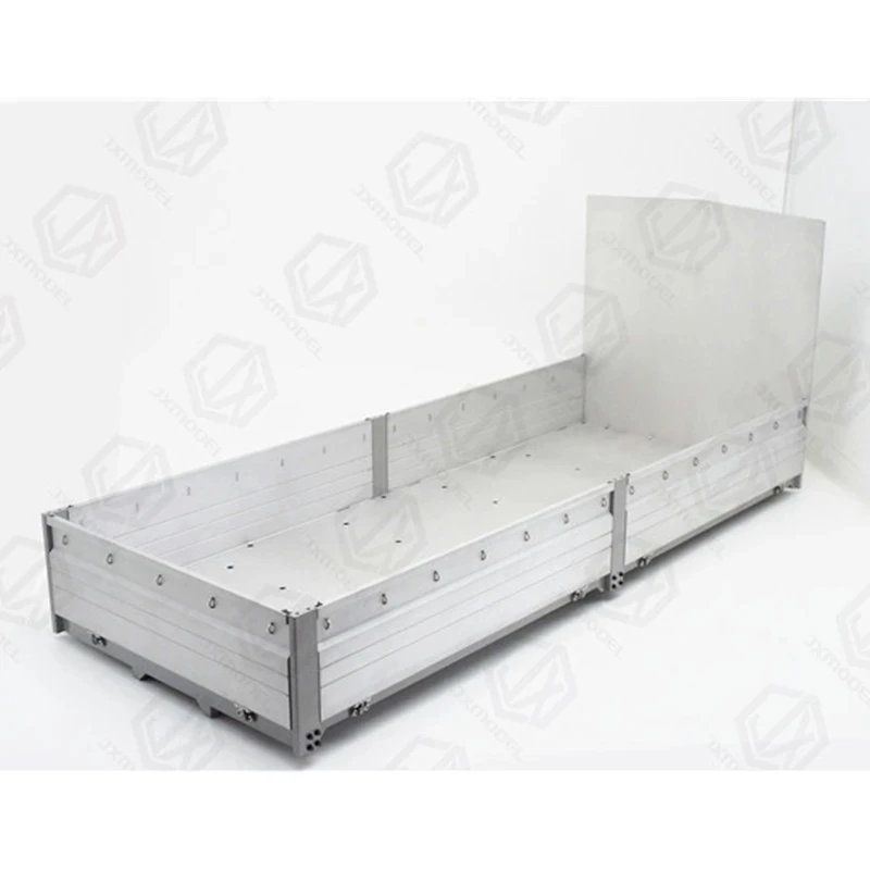 1/14 Aluminium Reling Type Auto Box KIT Voor 1/14 Tamiya RC Truck Trailer Kipper Voor Scania MAN F2000 Auto Diy Onderdelen