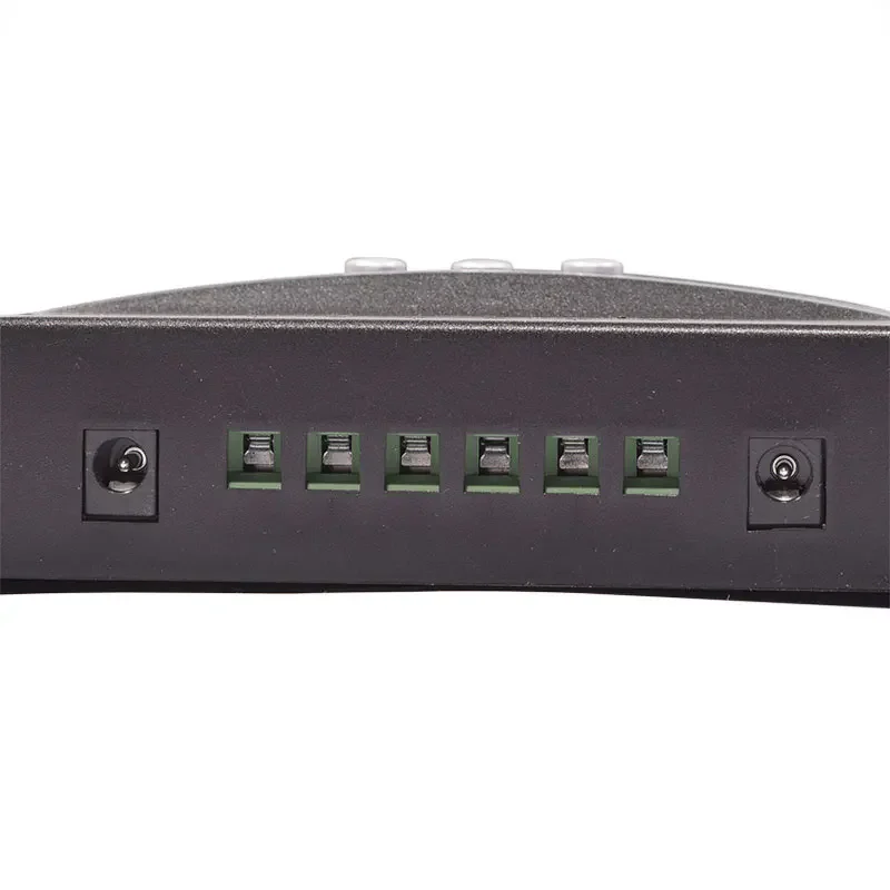 Контроллер заряда солнечной батареи 30/40/50/60/100A, с двойным USB ЖК-дисплеем, автоматический регулятор заряда солнечной панели 12 В 24 В с нагрузкой