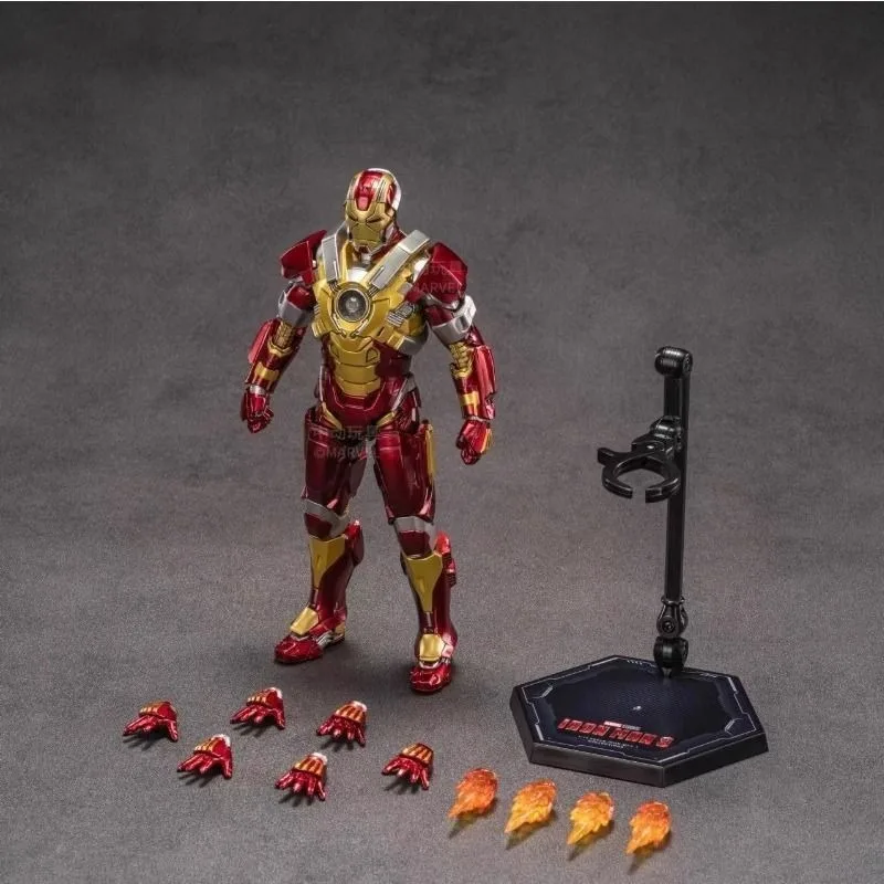 Marvel The Avengers Iron Man Anime movies Creative joints movable desktop decoration ornaments boys high-looking birthday gifts