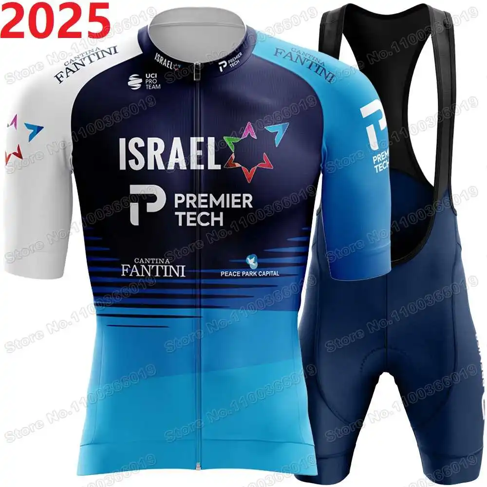 2025 Israel Team IPT Cycling Jersey Set Italy Spain France Tour Cycling Clothing Men Road Bike Shirts Suit Bicycle bib Shorts