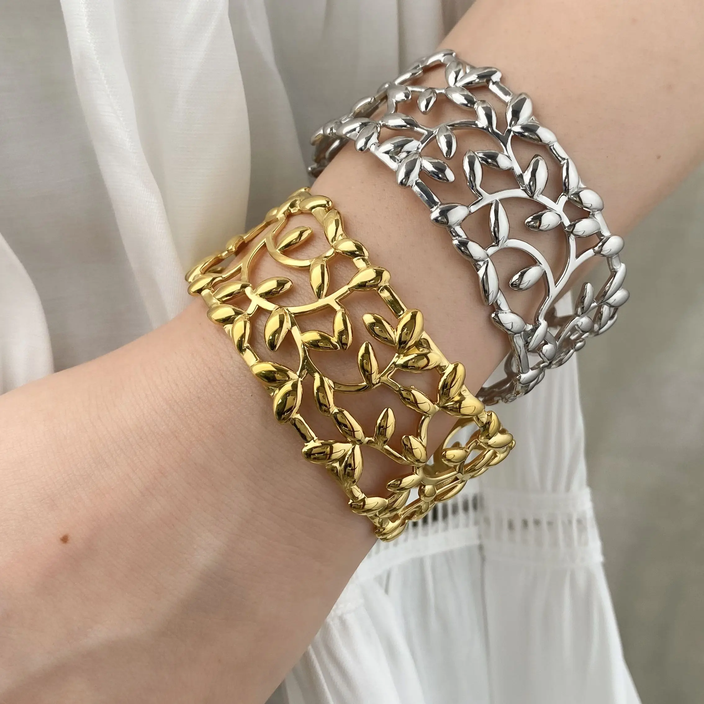 Chunky Gold Farbe Charme Blatt – Ethnic Fashion Men Bewertung und Preis
