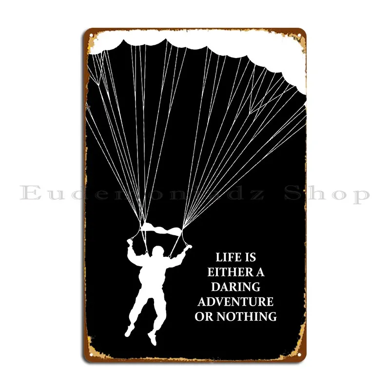 A Daring Adventure Hk Metal Sign Classic Pub Garage Printing Custom Tin Sign Poster