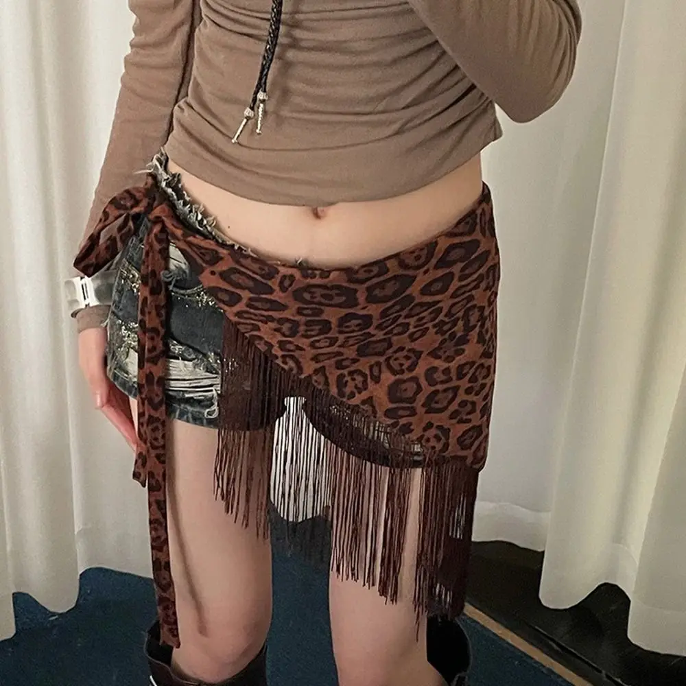 

Новый модный этнический треугольный пояс с вышивкой и принтом, украшенный кисточками, в стиле миллениалов и Spice Girls