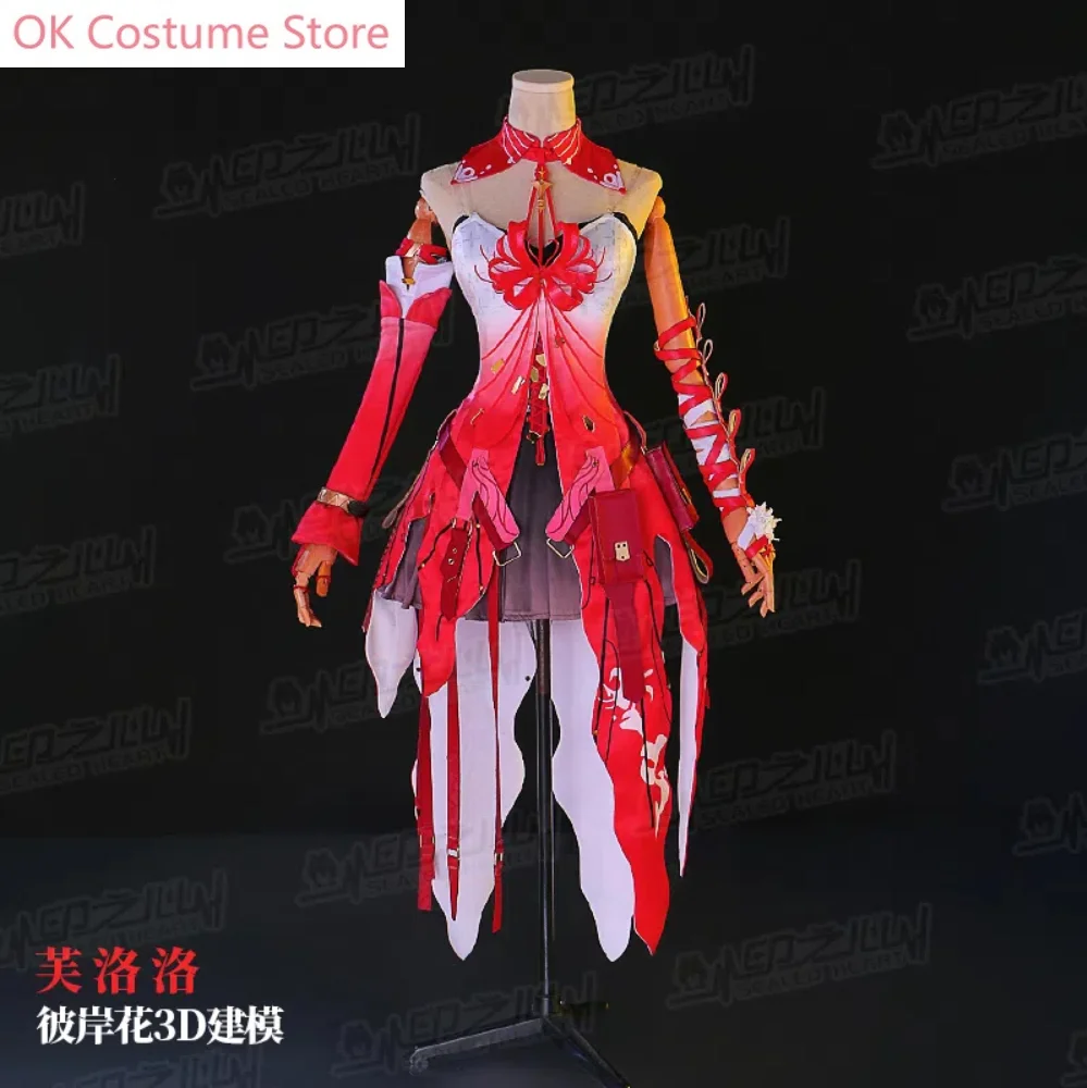 Wuthering Waves Fu Luo Luo Dress Cosplay Costume Cos Game Anime Party Uniform Hallowen Play Role Clothes Clothing