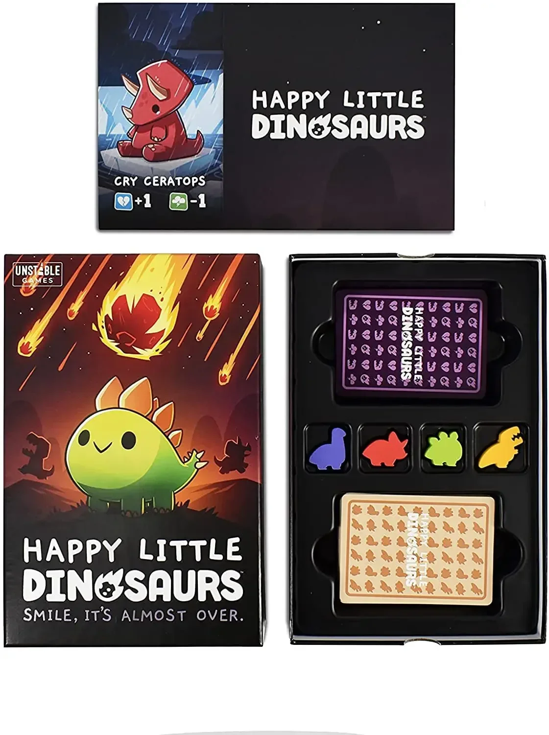 Happy Little Dinosaurs Basic Expansion Edition Collection Dobble Board Game Friend Party Family Camping Playing Cards Kids Toys