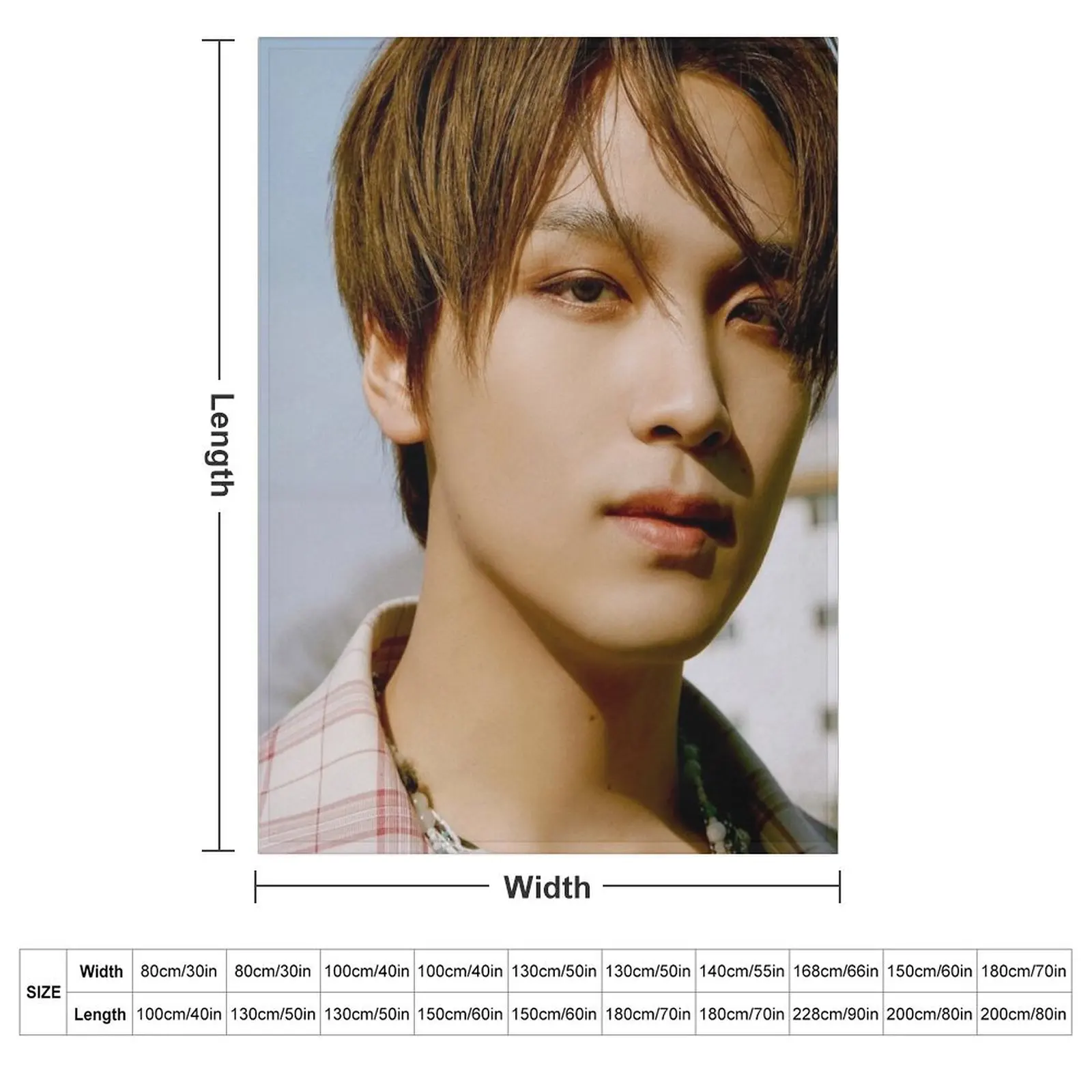 haechan Throw Blanket Soft Plush Plaid Comforter Decorative Sofas Blankets