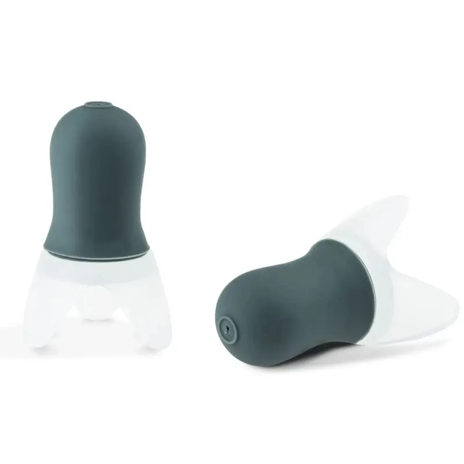 4 أزواج من سدادات الأذن السيليكون المريحة القابلة لإعادة الاستخدام للنوم والعمل والسباحة مع تقليل الضوضاء بشكل ممتاز - مقاس مثالي، Co