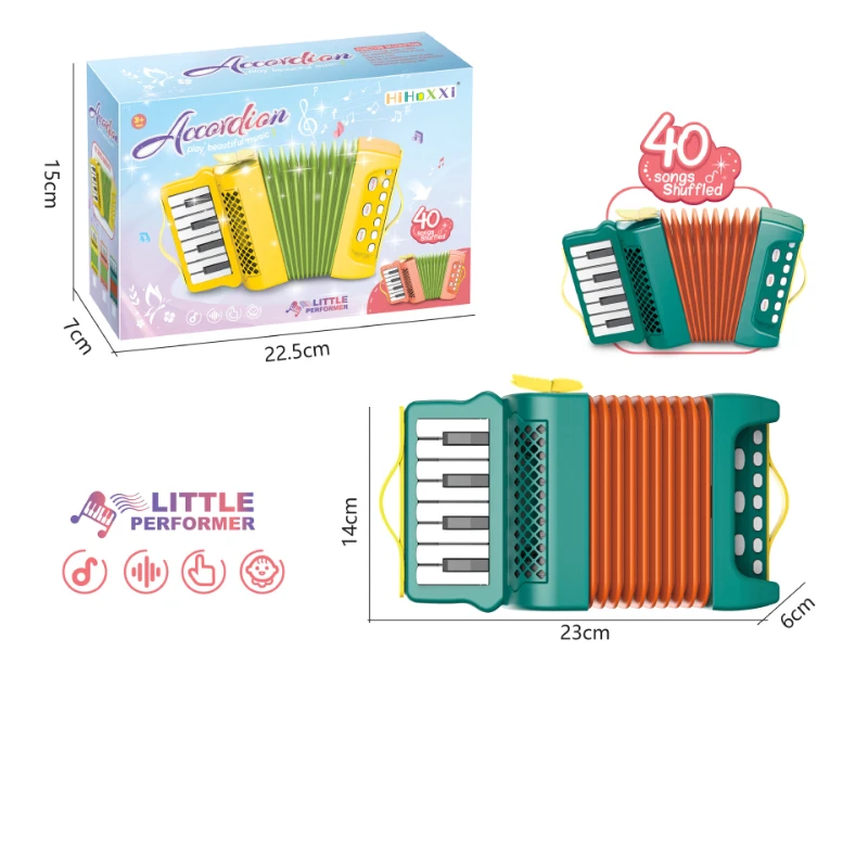 Accordion Enlightening Education Parent-child Interactive Play Instrument Music New Strange Toys for Children