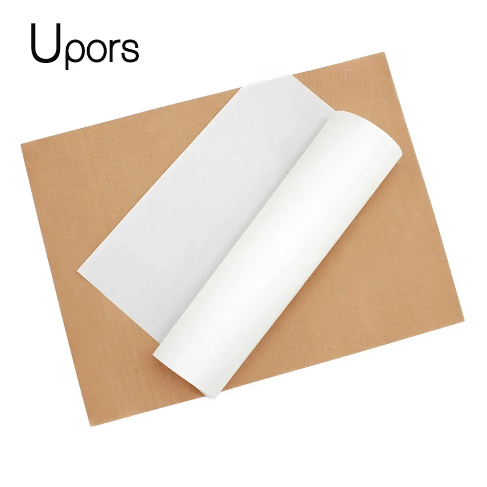 UPORS 우수한 베이킹 매트, 붙지 않는 코팅 시트, 페이스트리 매트, 오븐용 재사용 가능한 내열성 PTFE 바베큐 크래프트 패드, 40x60 cm, 6 개