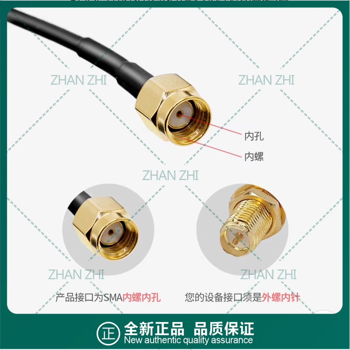 For ASUS WiFi6 magnetic rotating antenna, wireless Bluetooth antenna SMA interface