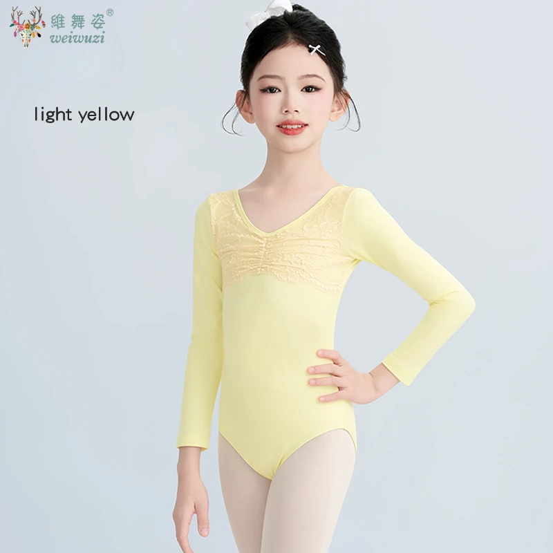 バレエダンスレースボディスーツセクシーでスリムなトップソフトで快適な練習服ヨガ体操トレーニングダンストップス