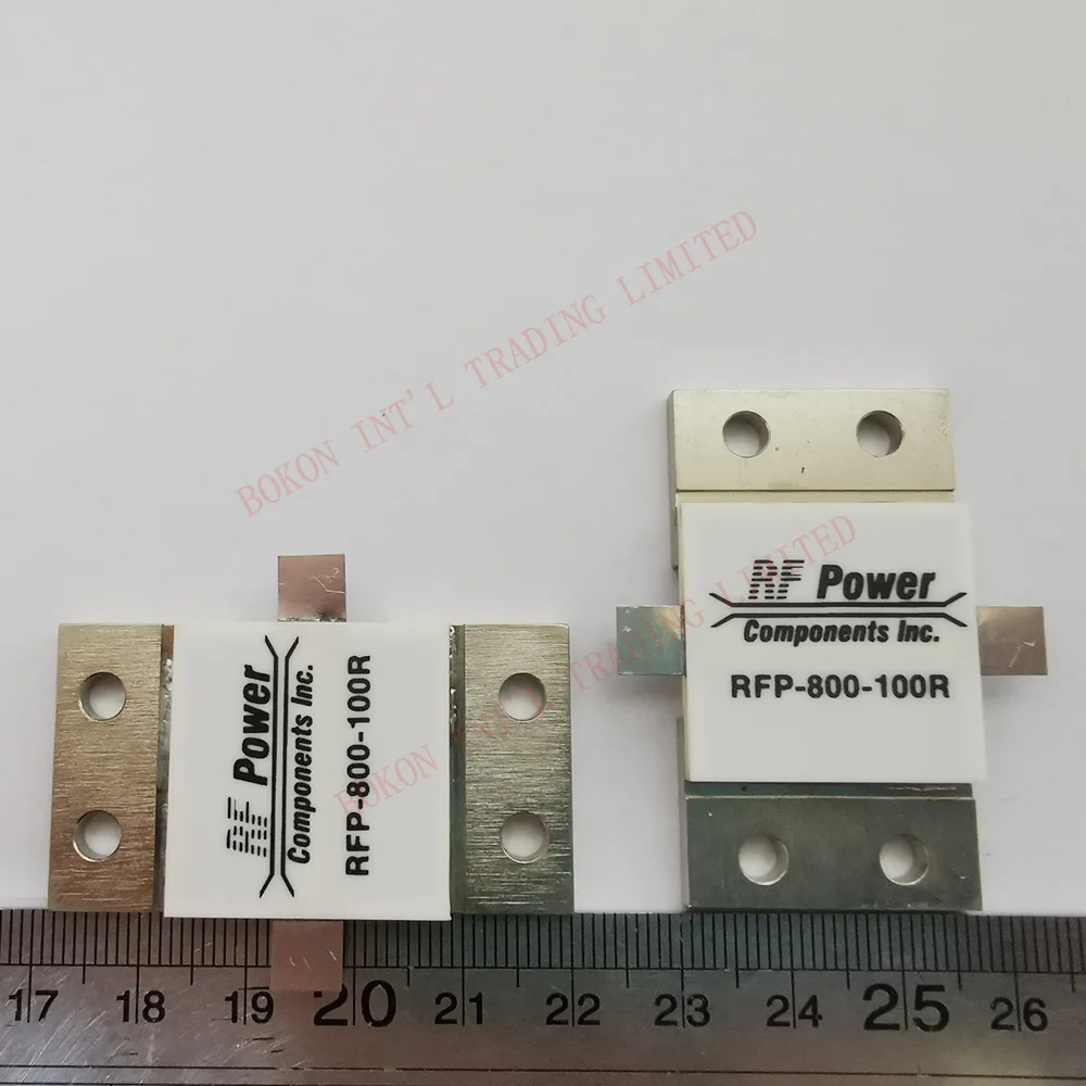 Free shipping  RFP-800-100R 800Watts 100ohms DC-250MHz Flanged Resistor 800w 100Ω Microwave RF  0 to 0.25GHz RFP-800-100R-S