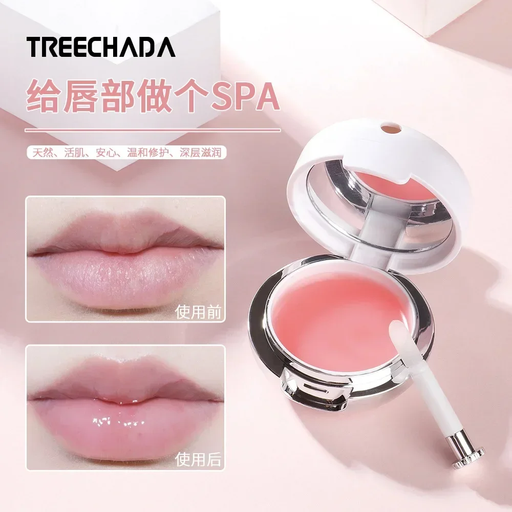 Thailand TREECHADA Rose Sleep Lip Gloss Mask Moisturizes Nourishes Lighten Lip Lines Lip Mask Anti-wrinkle Skin Care Product