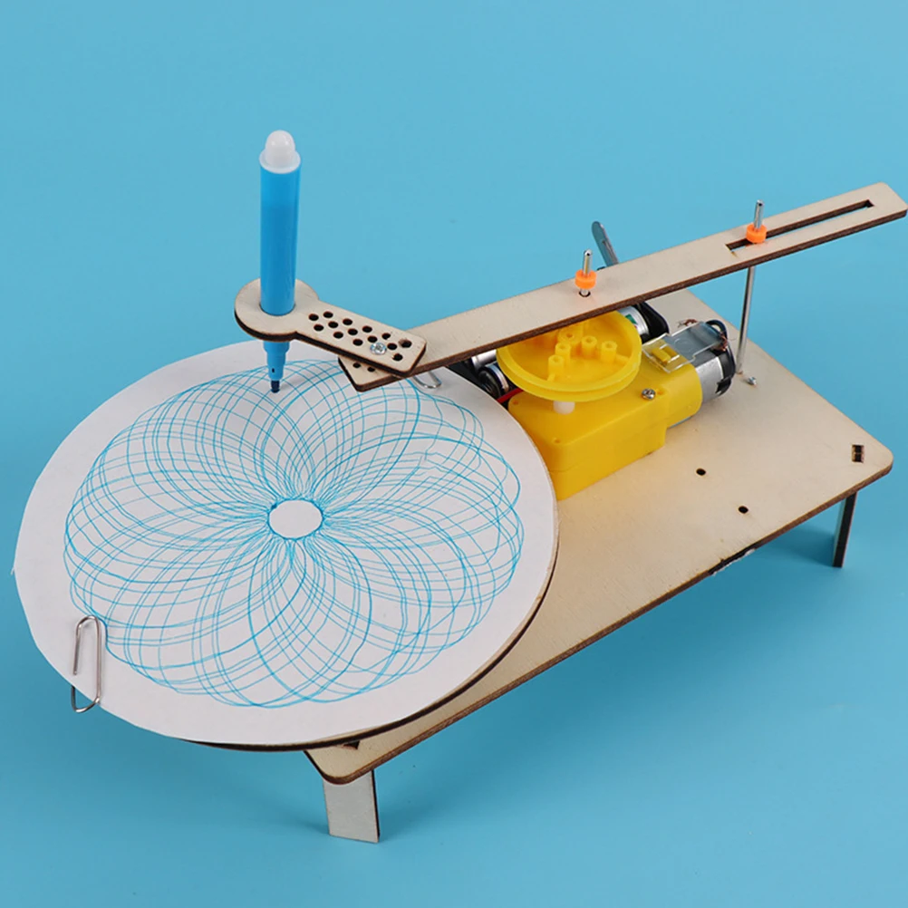 

Electric Plotter Diy Science Kit For Kids Stem Educational Physics Experiment Wooden Mechanical Assembly Early Learning