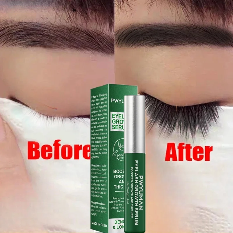 7 Days Eyelash Fast Growth Extension Liquid Natural Enhancement Nourish Longer Fuller Thicker Curls Lashes Serum Eye Care Makeup