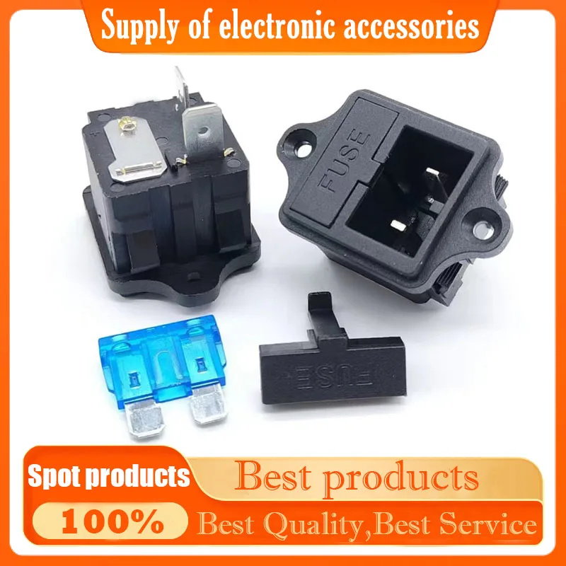 Car compressor refrigerator C25 C40 T50C75 Power socket socket socket connector 2-in-1 with safety double holes fixed