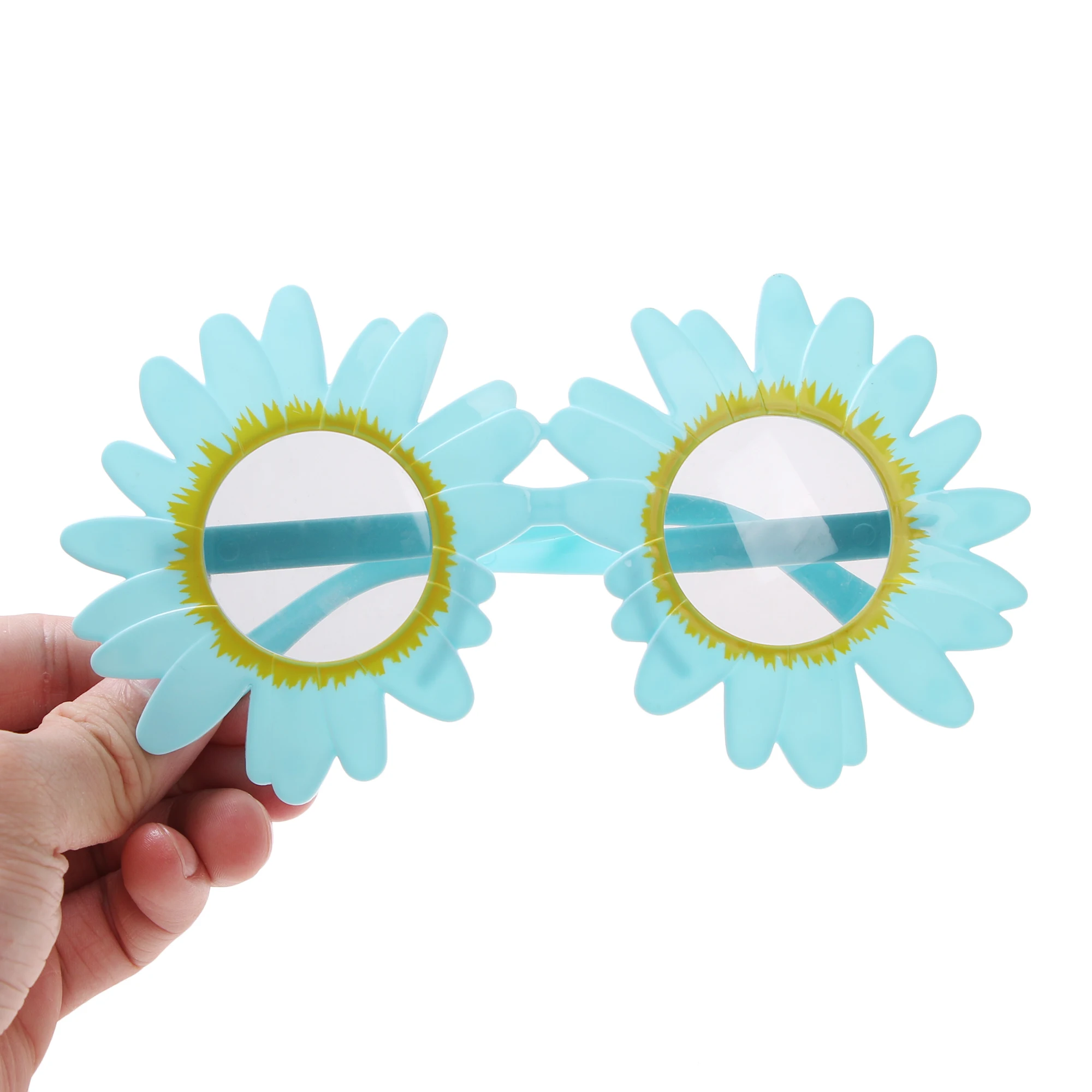 Sonnenblumen-Sonnenbrille, kleine Gänseblümchen-Form, Sonnenbrille, lustige Party, dekorative Brille, Kunststoff, Sammeln, Picknick, Fotografie-Requisiten – Detail 14