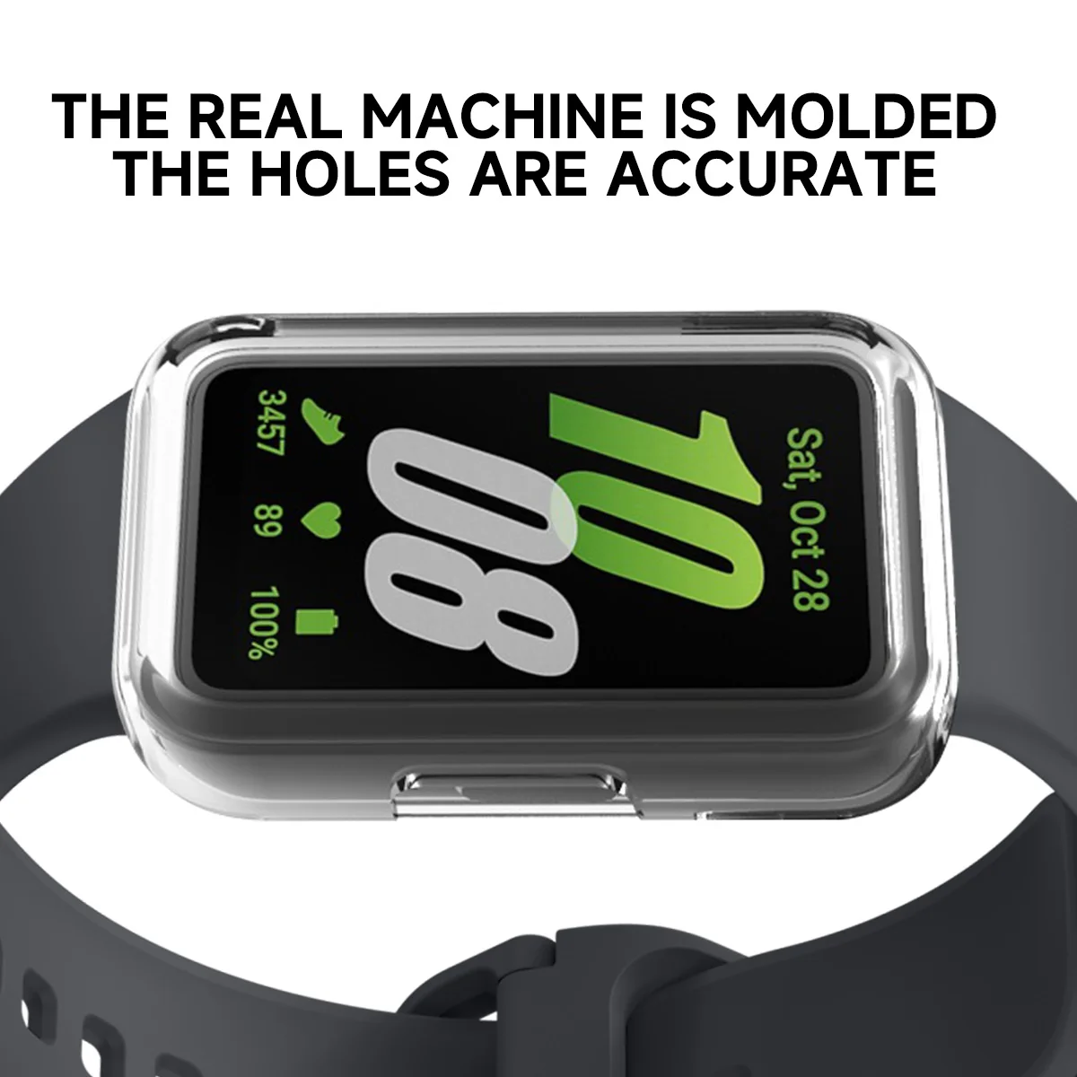 TPU Protector Case For Samsung Galaxy Fit 3 Bumper Protector Clear Shell for Galaxy Watch fit3 Full Coverage Shell Accessories