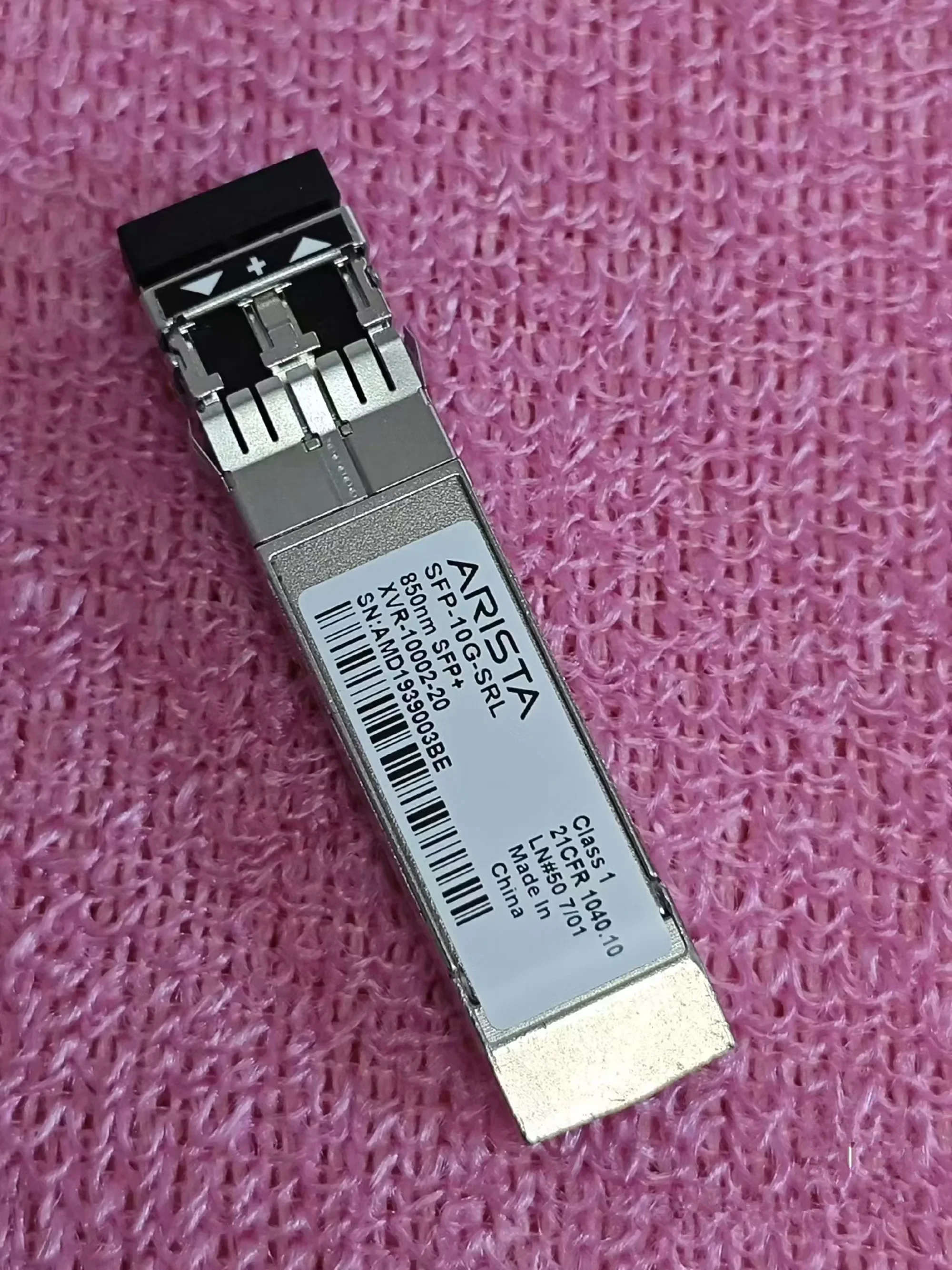 

Arista Module Switch SFP-10G-SRL 850NM SFP+ XVR-10002-20 10GB Multimode Fiber Optical Module