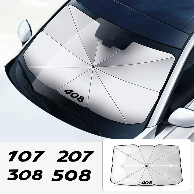 

Suitable for Peugeot 206 207 208 301 307 308 406 407 408 508 2008 3008 5008 108 607 4008 Rifter 107 306 car windshield parasol