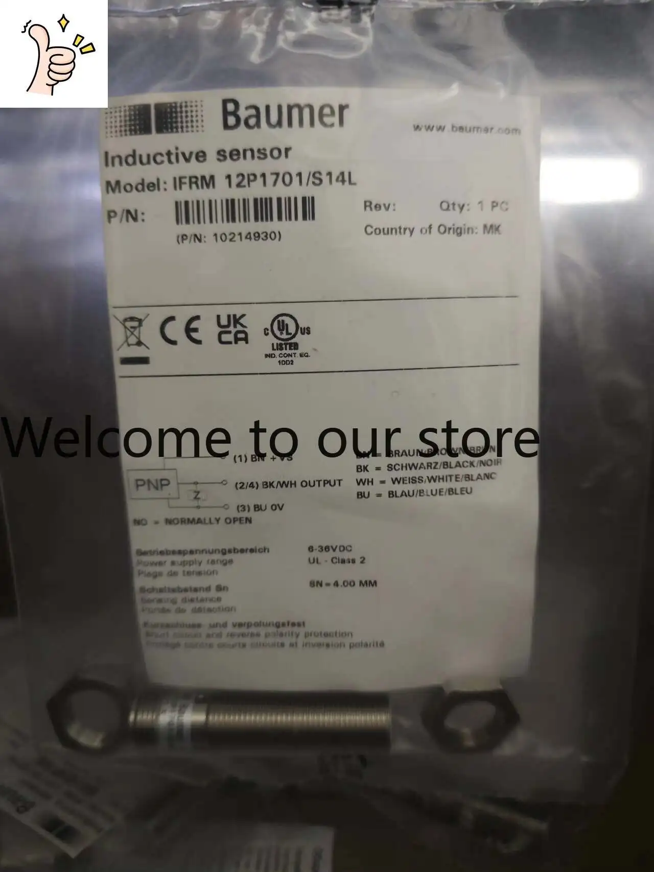 Baumer IFRM 12P1701/S14L