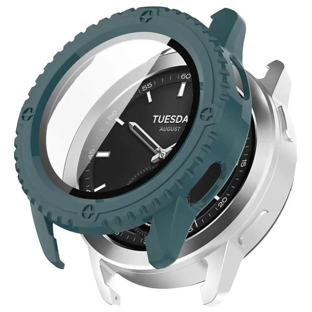 Nuova custodia protettiva temperata accessori per la protezione dello schermo del PC completo Shell Cover Shell per Xiaomi Watch S3 Smart Watch