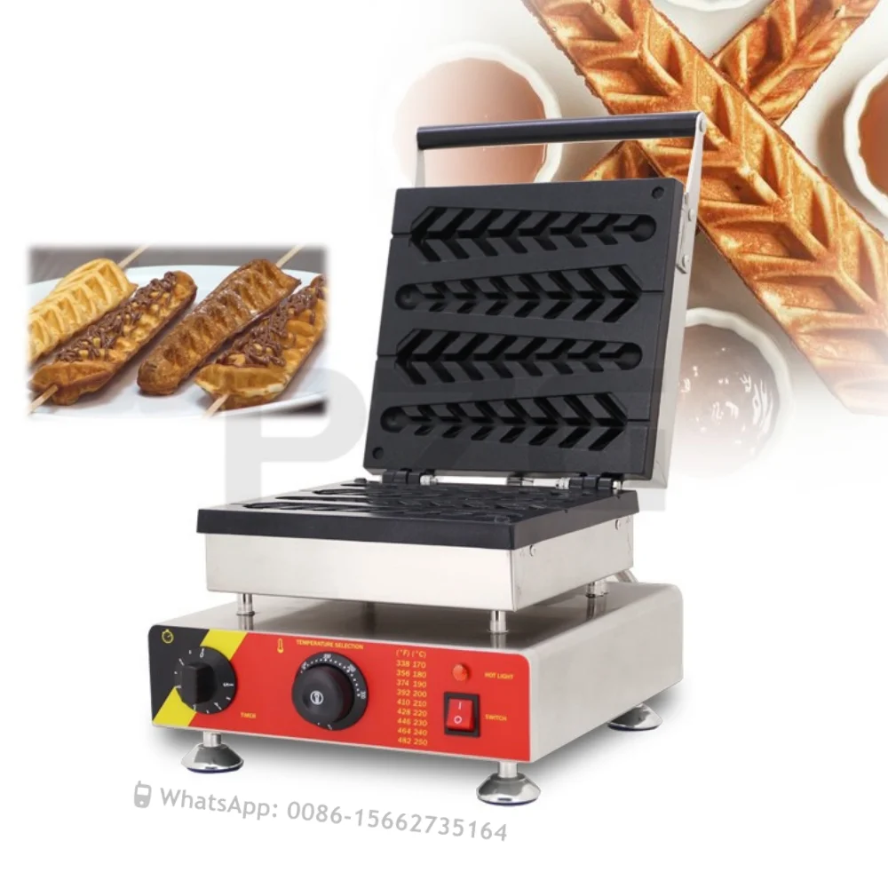 

220V/110V Christmas Tree Belgian Waffle Maker Egg Waffle Stick Maker Electric Pine Tree Lolly Waffle Machine