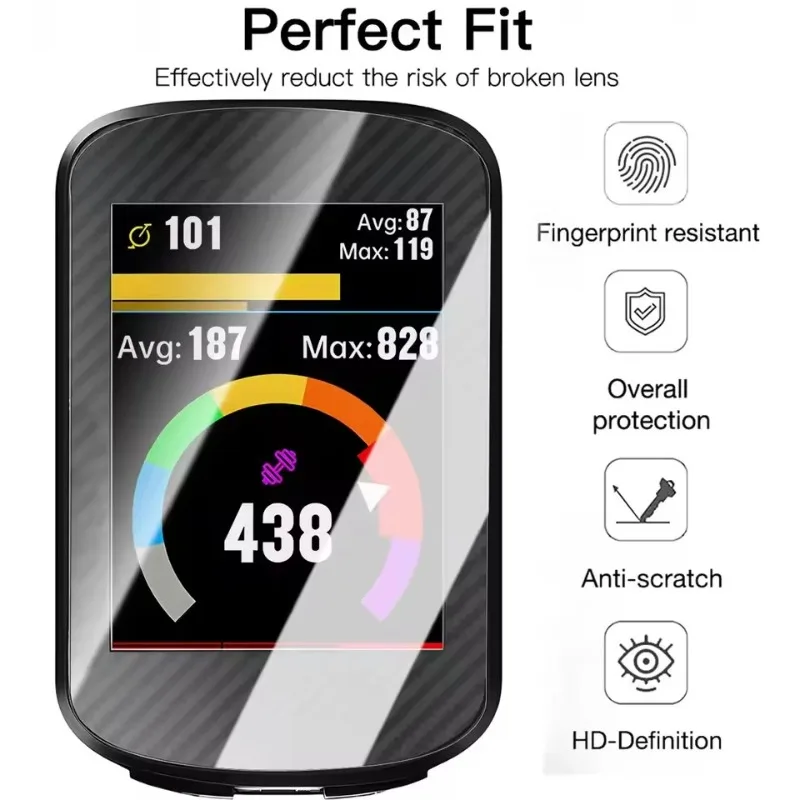 1-5PCS for IGPSPORT BSC500 BSC200 BSC300 BSC100 GPS Tempered Glass for BSC500 BSC300 T Screen Protector Cover Protective Film