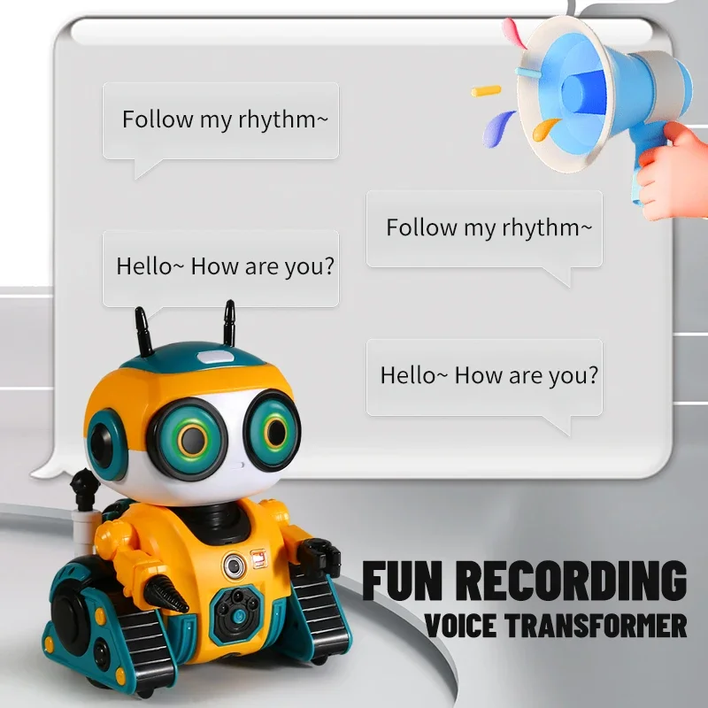 Rc Robot Kids Toy Remote Control Robot Intelligent Induction Interactive Dance Music Gesture Sensing Puzzle Robot Children Gift