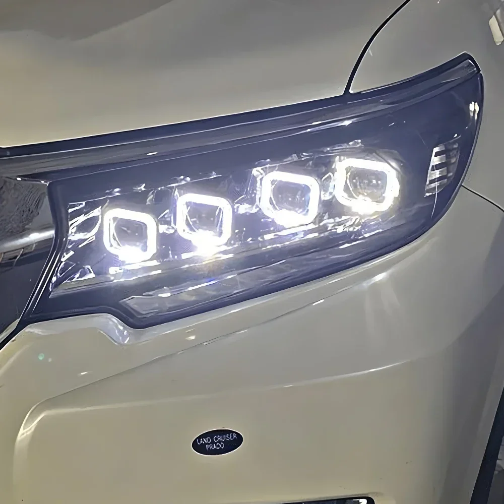 Modified Car Head Lamp For Toyota Prado 2018-2023 LED Auto Headlight Upgrade Bugatti style Latest Model Hot Sale Accessories