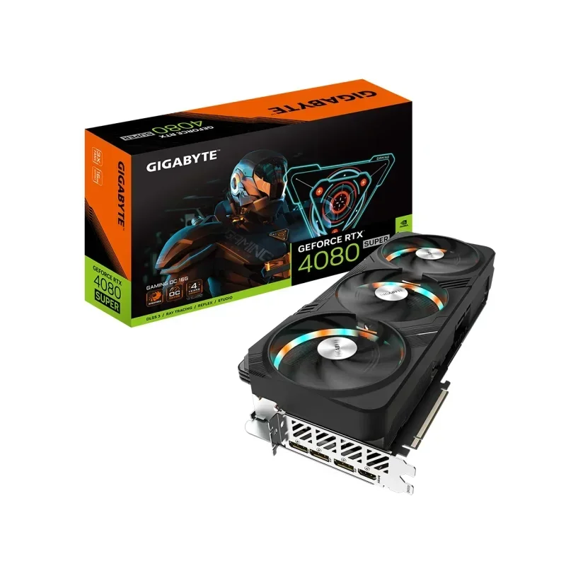 Tarjeta de vídeo para juegos gigabyt GeForce RTX 4080 SUPER GAMING OC 16G original de fábrica