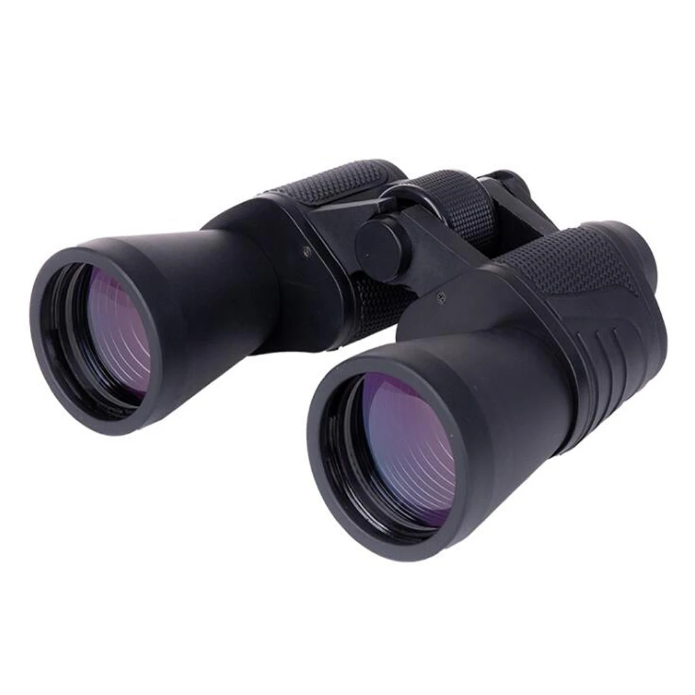 10x50 HD Viewfinder Powerful Binoculars BAK4 Zoom Large Eyepieces Wide Angle Optics Night Vision Telescope for Hunting Tourism