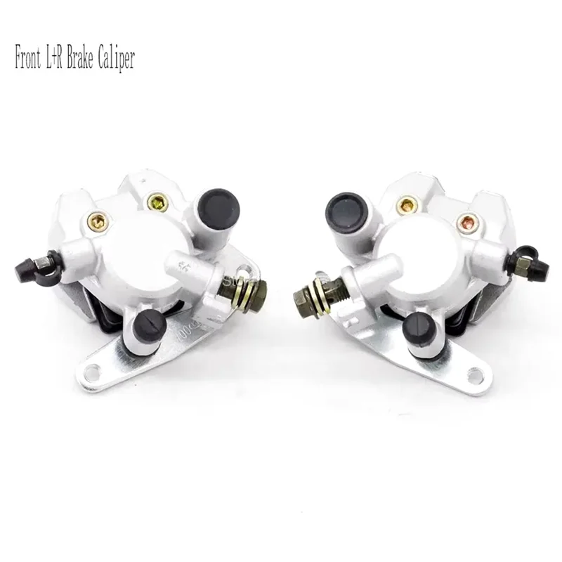 【قطرة السعر! !】 2 قطعة دراجة نارية ATV الجبهة L + R الفرامل الفرجار ل ATV رباعية بانشي كودياك أشيب YFM350 YFM400 YFM450 رابتو #6