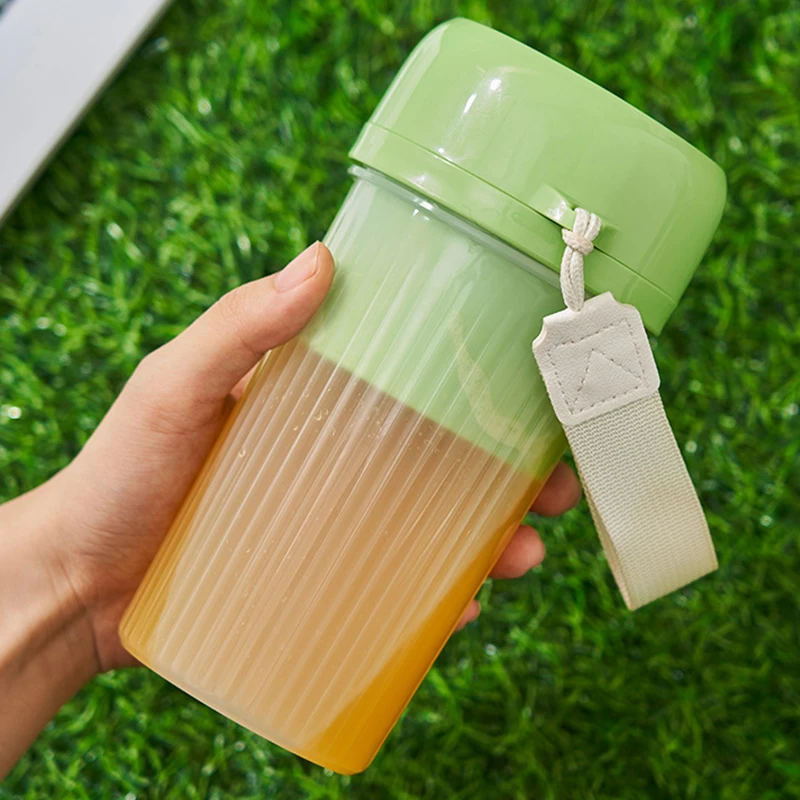 340 مللي عصارة كهربائية طازجة قوية سحق الجليد اللاسلكية خلاط صغير محمول زجاجة مستخلصات العصير كوب خلاط عصائر #4