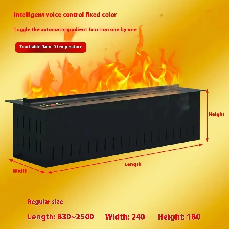 

American Electric Fireplace Heater Decorative Cabinet Export Style with Core Flame Simulation Embedded in Household Furniture