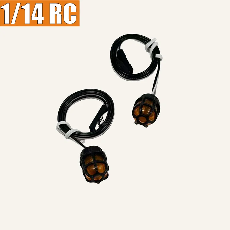 Simulation LED 3V Roof Rotating Light for 1/14 Tamiya RC Truck for SCANIA 770S R620 for VOLVO Arocs MAN TGX Car MABEMODO