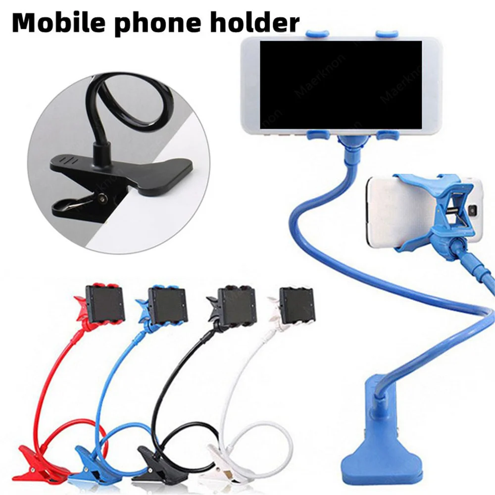 

Portable Lazy Bracket Mobile Phone Holder Flexible Cell Phone Clip Bed Desktop Stand Universal Adjustable For Smartphone Holder