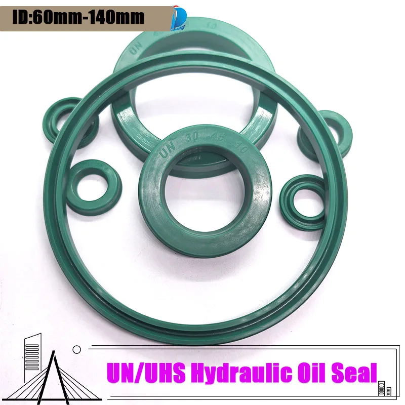 

2pcs-UN/UHS Type PU Hydraulic Seals, Corrosion & Wear‑Resistant Oil Seals for Excavators and Forklifts