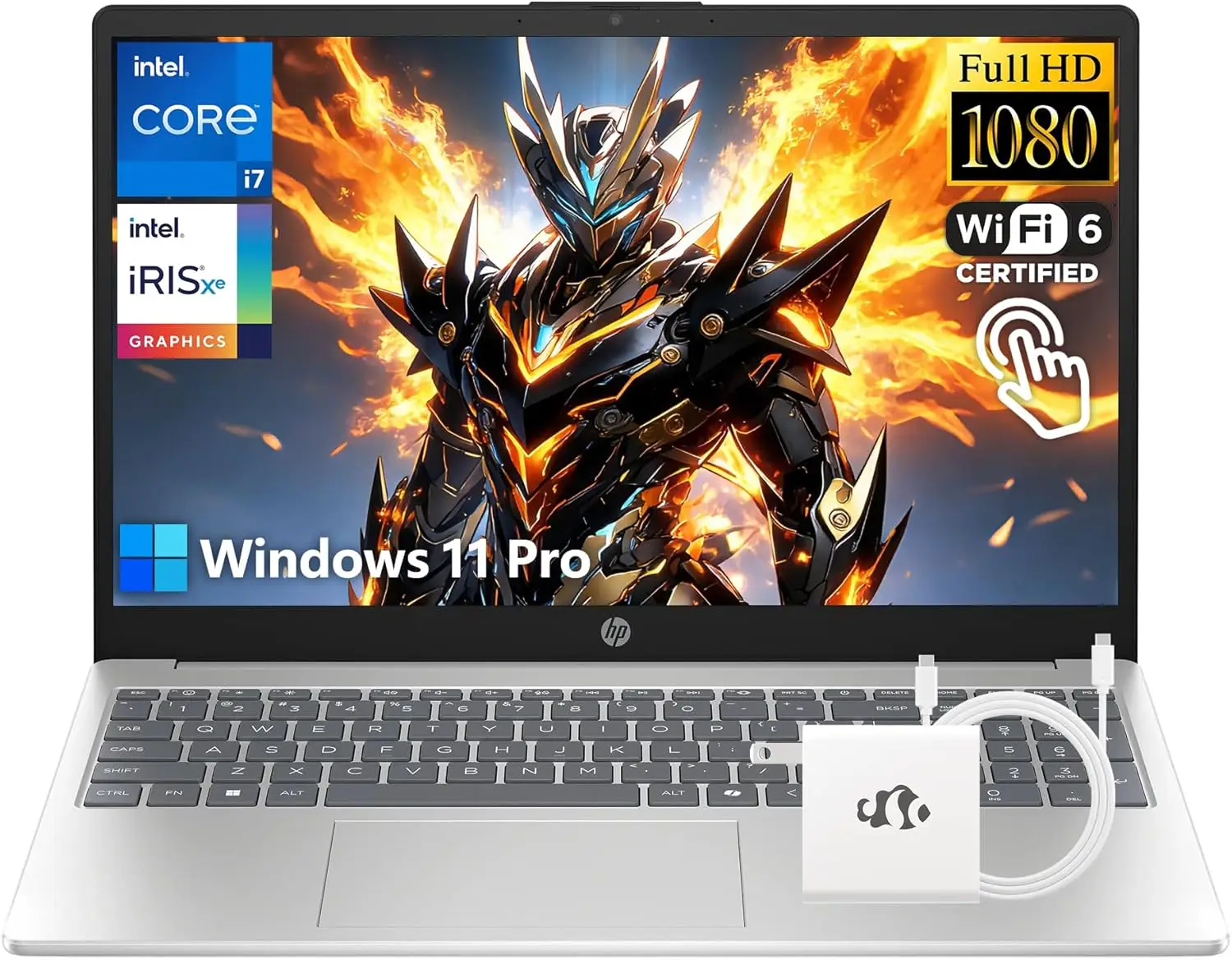 

Ноутбук HP 15.6FHD с сенсорным экраном, процессор Intel 10-ядерный i7-1355U (превосходит Core 7 160U), 16 ГБ оперативной памяти DDR4, 1 ТБ SSD, Windows 11 Pro, Wi-Fi 6, Bluetooth.