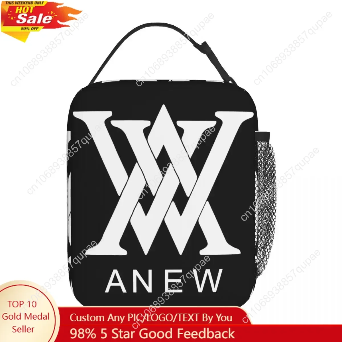 

Fashion Brand Insulated Lunch Bag Food Container Portable Thermal Cooler Lunch Boxes For Picnic