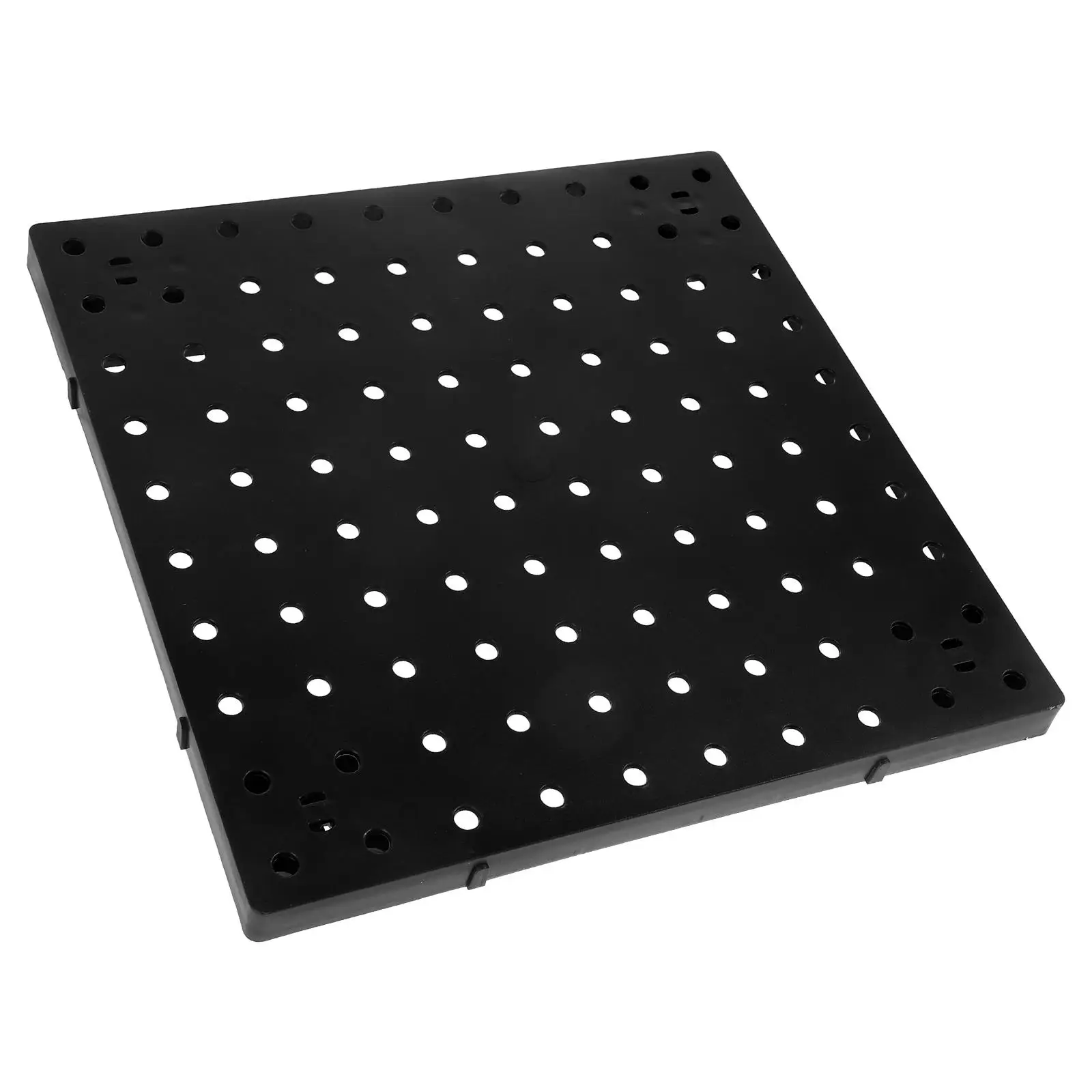 Plastic Pegboard Panel 25CMx25CM Black Mounted Tool ganizer for Garage Workshop Storage System Multi Functional Easy