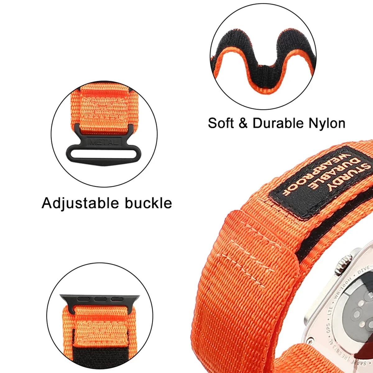 Strap for Apple Watch Band Series 10/9/8/7/6/5/4/SE/Ultra Camouflage Nylon Sport strap Braid Design iWatch 46mm 42 44 45 49mm